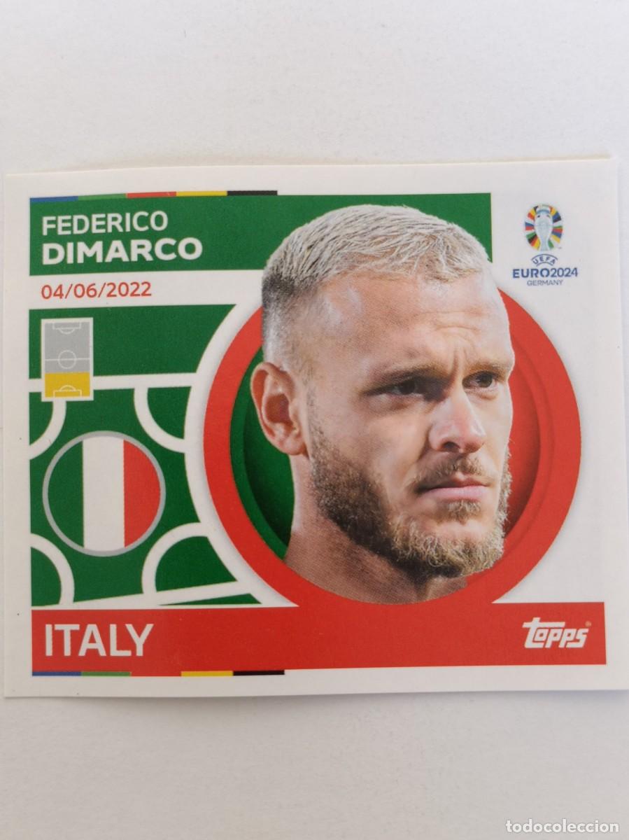 Cromos de F&uacute;tbol: #ITA 10 FEDERICO DIMARCO UEFA EURO 2024 TOPPS