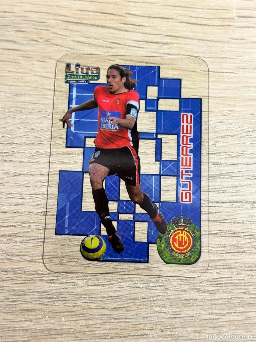 Fu&szlig;ball-Sticker: GUTIERREZ n&ordm; 229 MALLORCA CRYSTALCARDS LIGA 2006 2007 MUNDICROMO 06 07