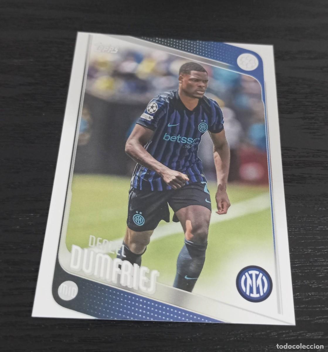 Figurine di Calcio: -TOPPS UEFA C. Competitions Flagship 25-26 : 145 DENZEL DUMFRIES ( INTER MILAN )