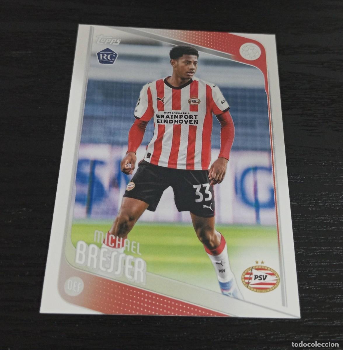 Figurine di Calcio: -TOPPS UEFA C. Competitions Flagship 25-26 : 146 MICHAEL BRESSER ( PSV ) -- RC ROOKIE CARD --