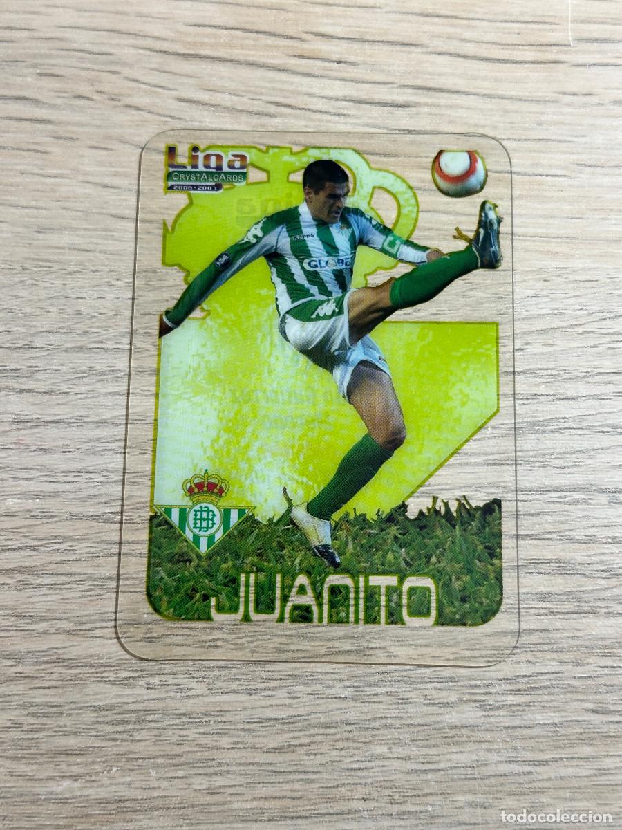 Fu&szlig;ball-Sticker: JUANITO n&ordm; 242 BETIS CRYSTALCARDS LIGA 2006 2007 MUNDICROMO 06 07