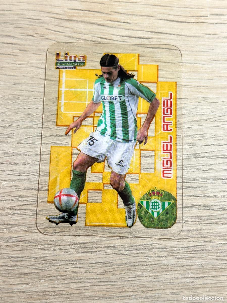Cromos de F&uacute;tbol: MIGUEL ANGEL n&ordm; 244 BETIS CRYSTALCARDS LIGA 2006 2007 MUNDICROMO 06 07