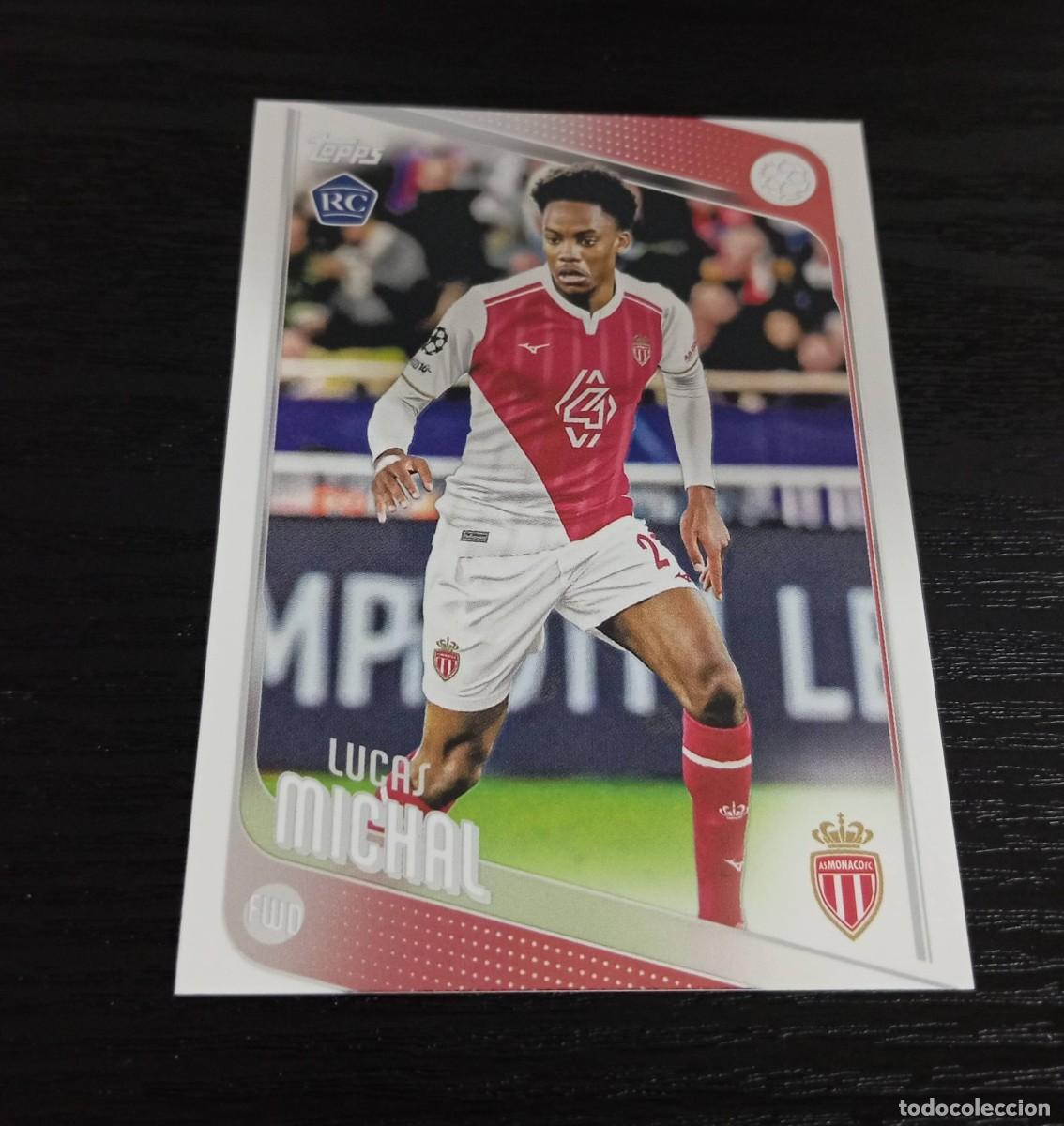 Cromos de Futebol: -TOPPS UEFA C. Competitions Flagship 25-26 : 94 LUCAS MICHAL ( MONACO ) -- RC ROOKIE CARD --
