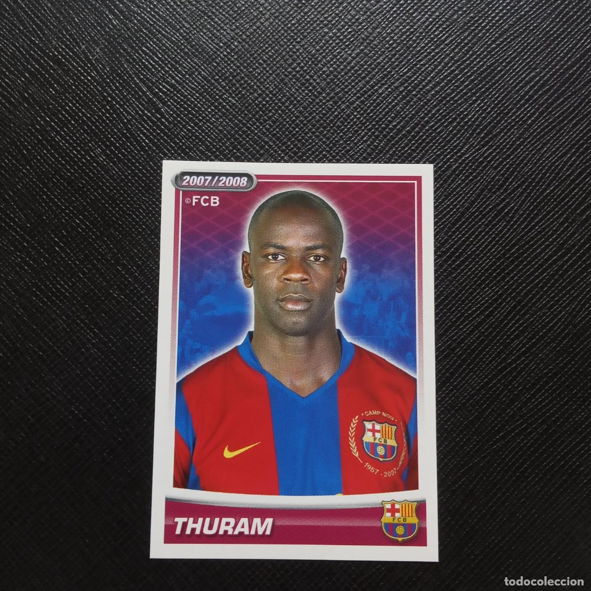 Football Stickers: 43 THURAM BARCELONA PANINI COLECCION OFICIAL 2007 2008 CROMO 07 08 - SIN PEGAR - A205 PG28
