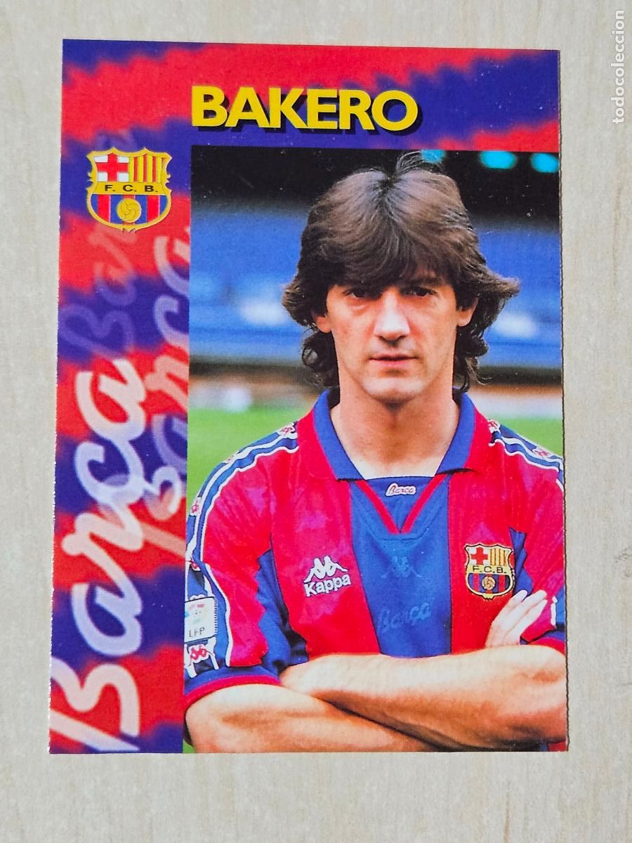 Football Stickers: N&ordm; 109 BAKERO - COLECCION BARCELONA 1996/1997 CARDS 96/97 PANINI - FICHA -