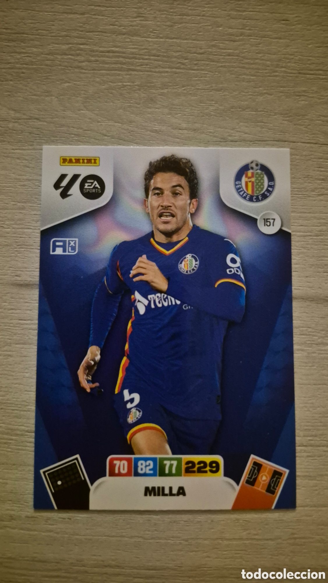 Cromos de Futebol: N&deg;157 Getafe Milla Adrenalyn 25/26