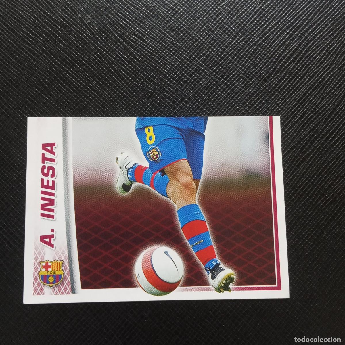 Cromos de f&uacute;tbol: 102 INIESTA BARCELONA PANINI COLECCION OFICIAL 2007 2008 CROMO 07 08 - SIN PEGAR - A205 PG35