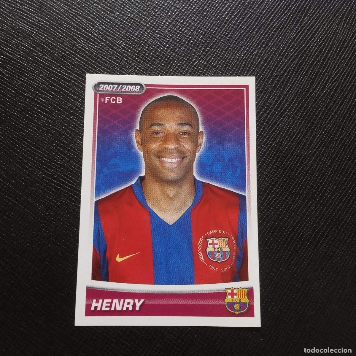 Cromos de f&uacute;tbol: 115 HENRY BARCELONA PANINI COLECCION OFICIAL 2007 2008 CROMO 07 08 - SIN PEGAR - A205 PG35