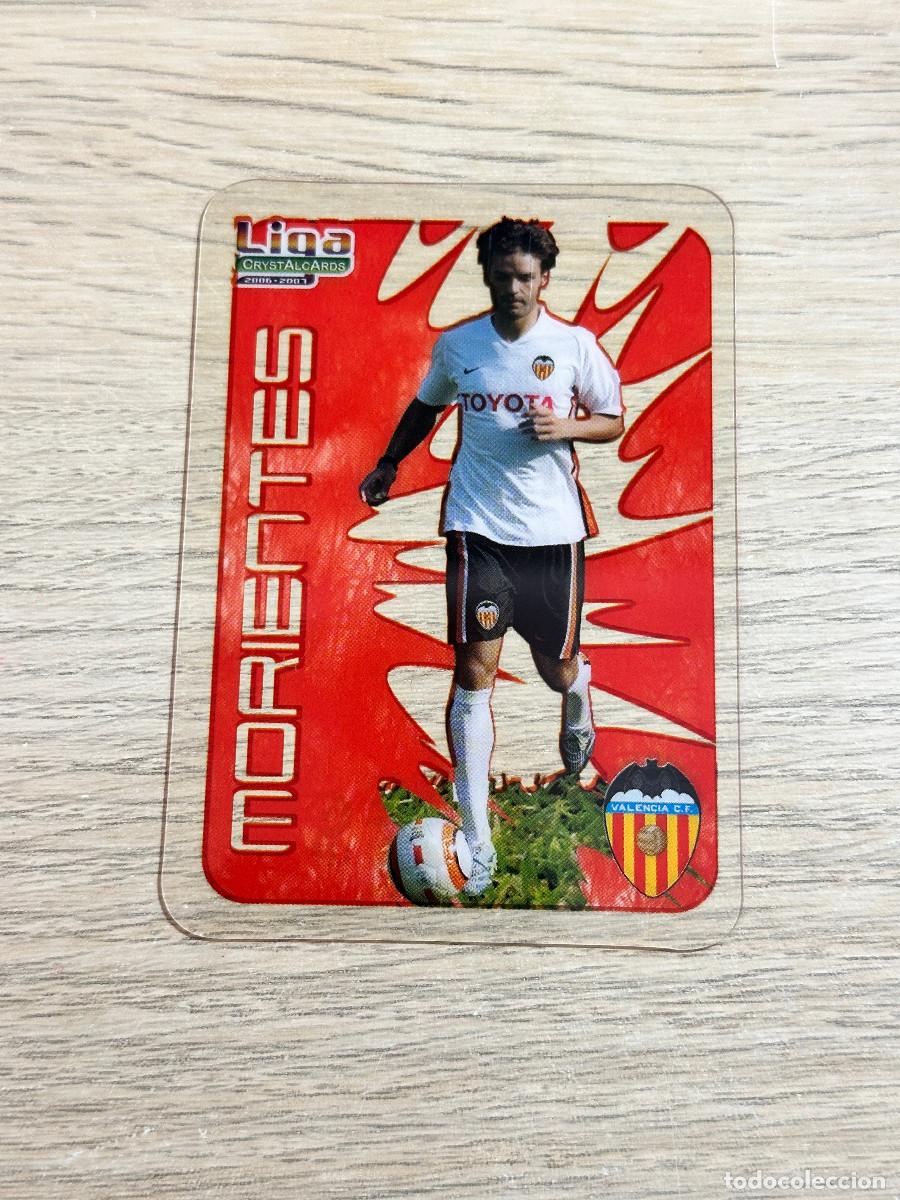 Cromos de F&uacute;tbol: MORIENTES n&ordm; 52 VALENCIA CRYSTALCARDS LIGA 2006 2007 MUNDICROMO 06 07
