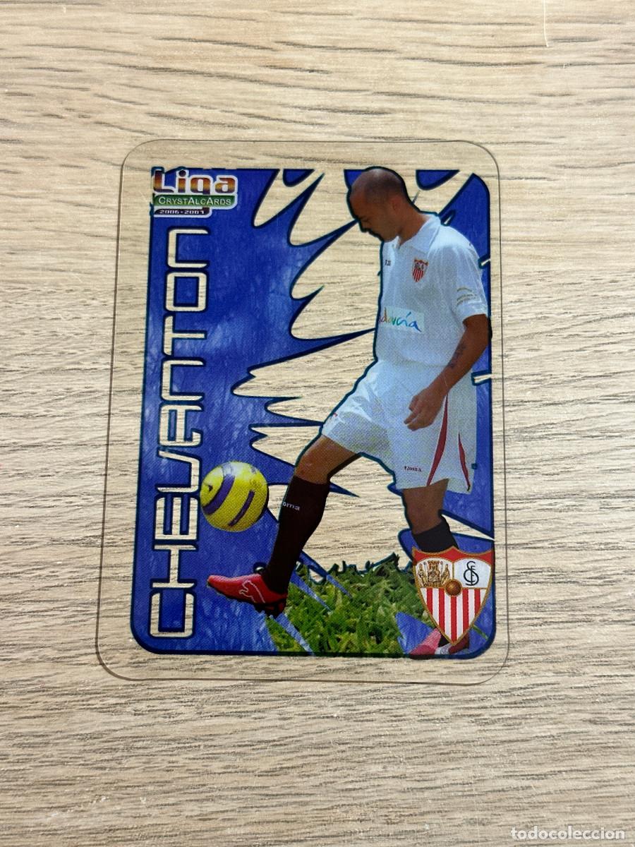Fu&szlig;ball-Sticker: CHEVANTON n&ordm; 85 SEVILLA CRYSTALCARDS LIGA 2006 2007 MUNDICROMO 06 07