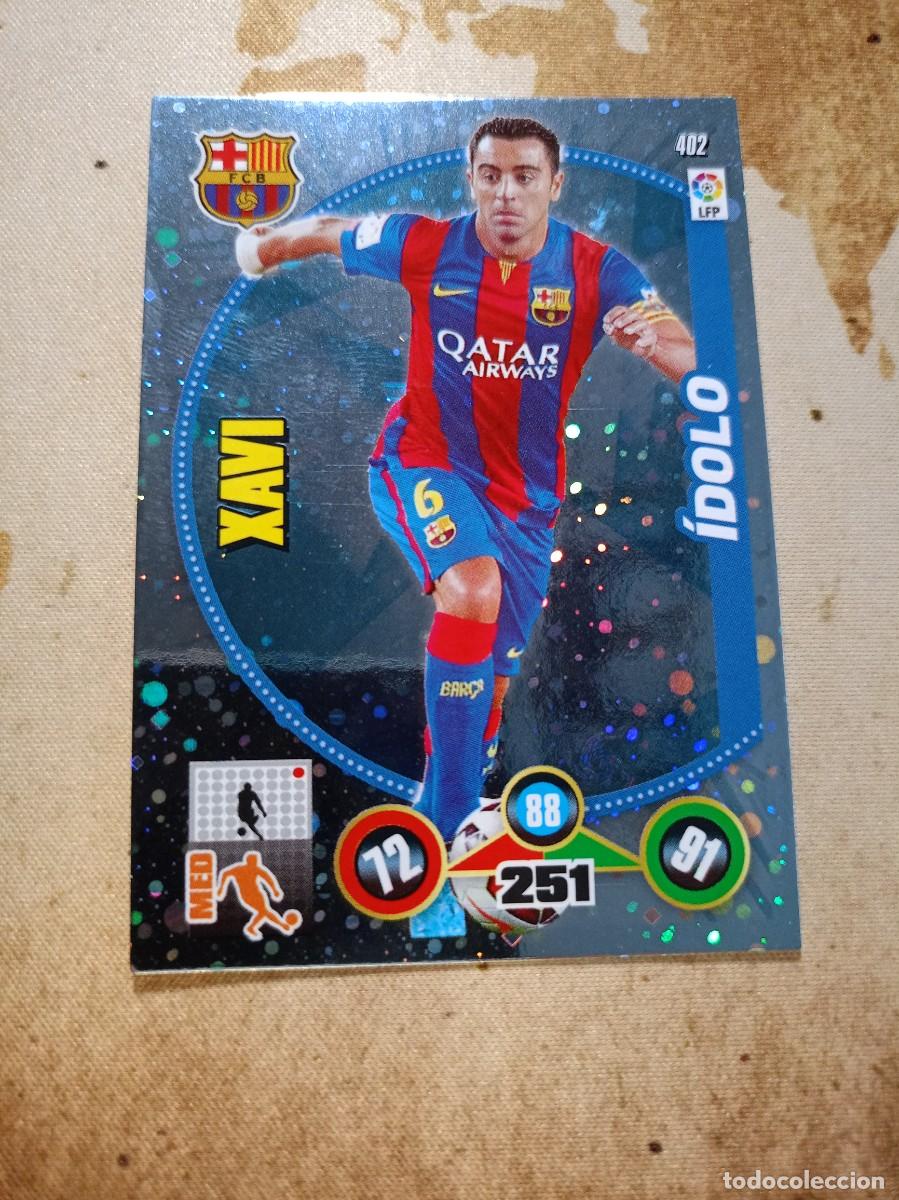 Cromos de Futebol: &Iacute;dolo 402 XAVI Adrenalyn 2014-15