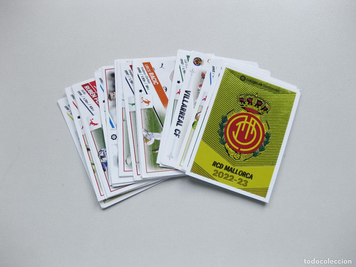 Cromos de f&uacute;tbol: LOTE DE 19 CROMOS ADHESIVOS DE FUTBOL. LIGA 2022 - 23. COLECCI&Oacute;N ALBUM DE CROMOS ESTE