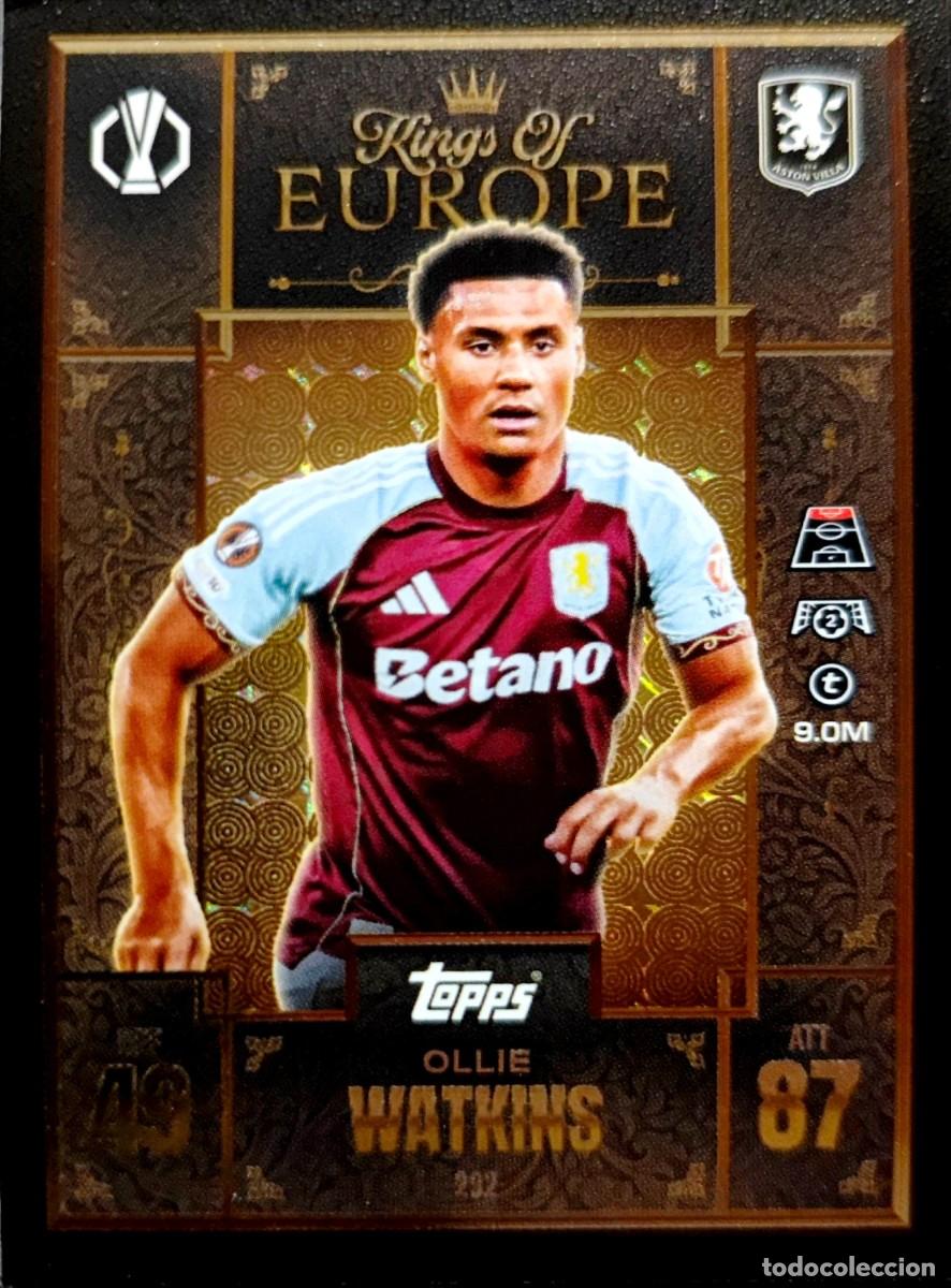Fu&szlig;ball-Sticker: 232 Ollie Watkins - Aston Villa - Kings Europe - TOPPS Match Attax EXTRA UCL 2025 2026 25 26