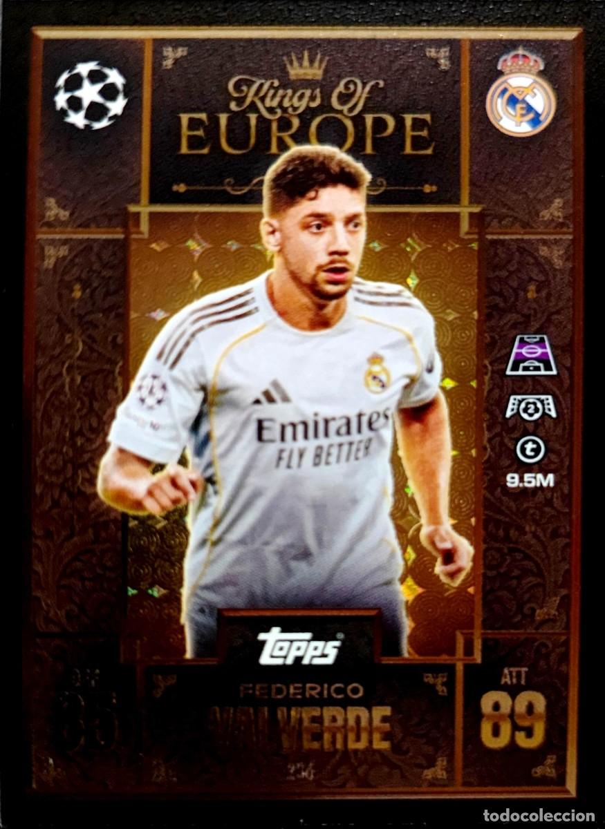 Fu&szlig;ball-Sticker: 236 Federico Valverde - Real Madrid - Kings Europe - TOPPS Match Attax EXTRA UCL 2025 2026 25 26