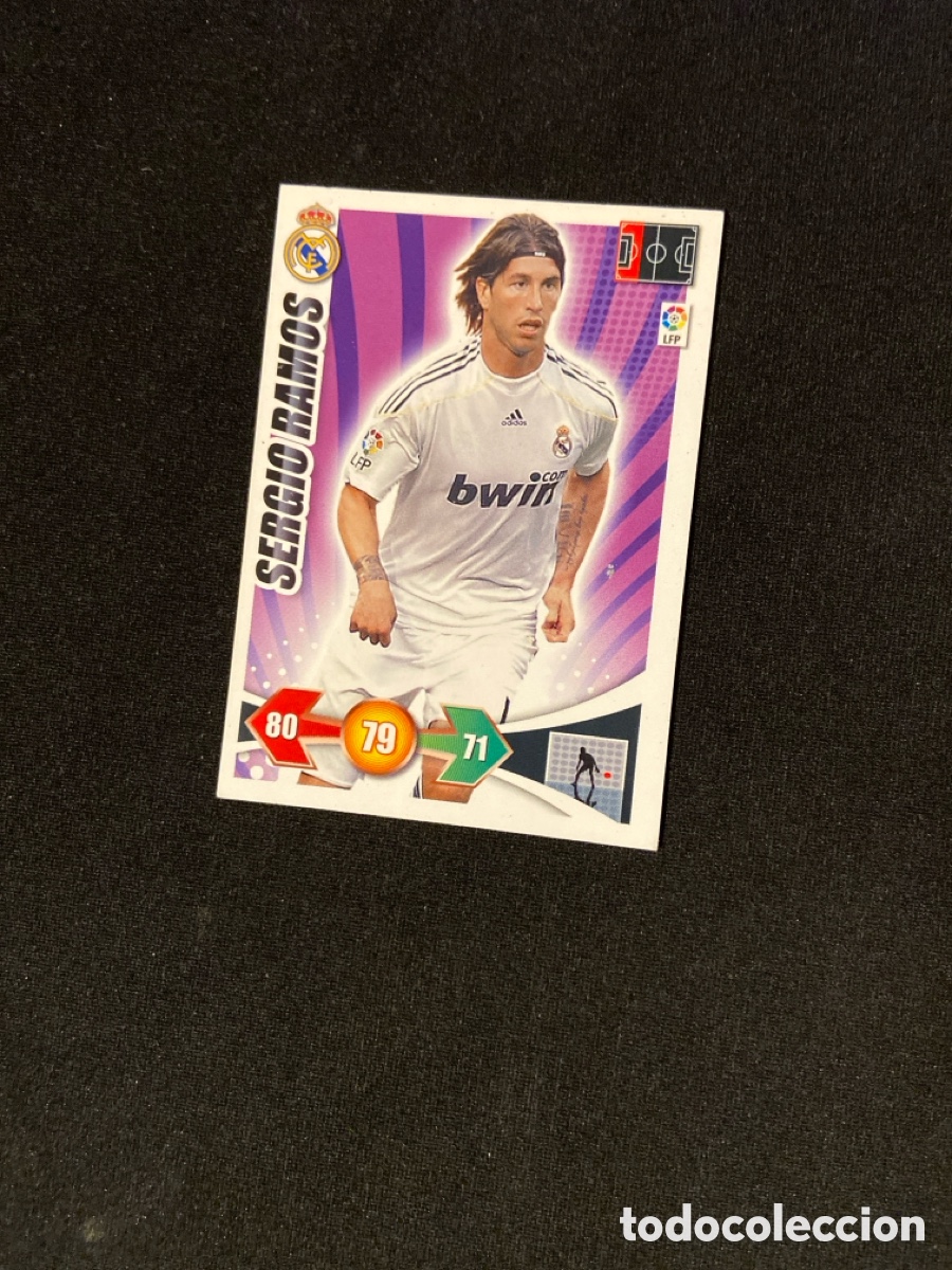 Cromos de F&uacute;tbol: SERGIO RAMOS 128 (REAL MADRID) ADRENALYN PANINI 2009-2010 09 10 CROMO CARTA A-6