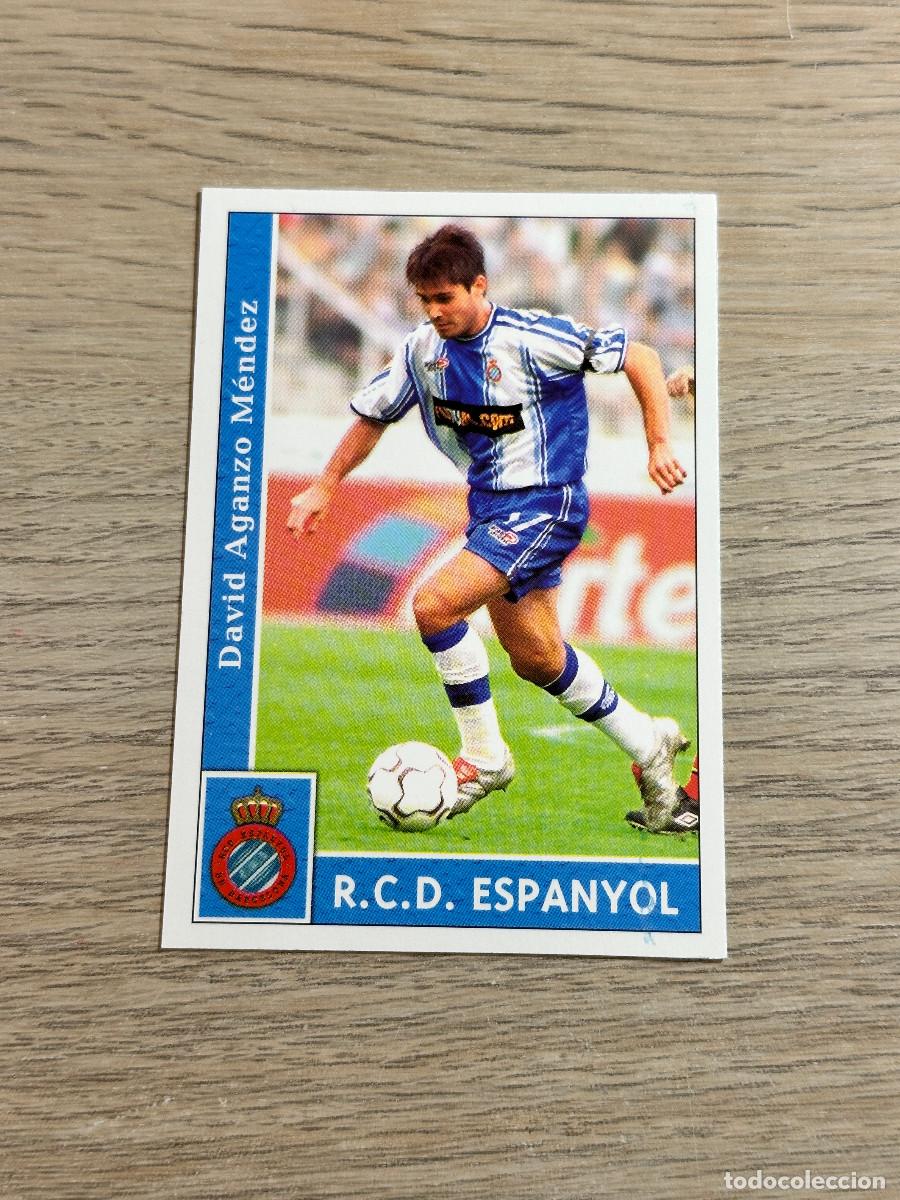 Cromos de Futebol: AGANZO n&ordm; 525 + ESPANYOL MUNDICROMO 2001 2002 LAS FICHAS DE LA LIGA 01 02