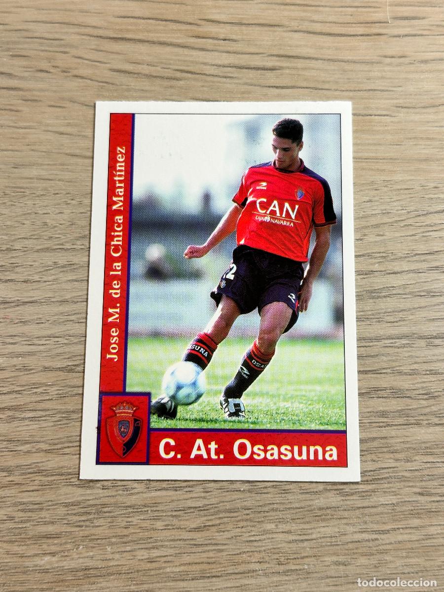 Fu&szlig;ball-Sticker: DE LA CHICA n&ordm; 503 + OSASUNA MUNDICROMO 2001 2002 LAS FICHAS DE LA LIGA 01 02
