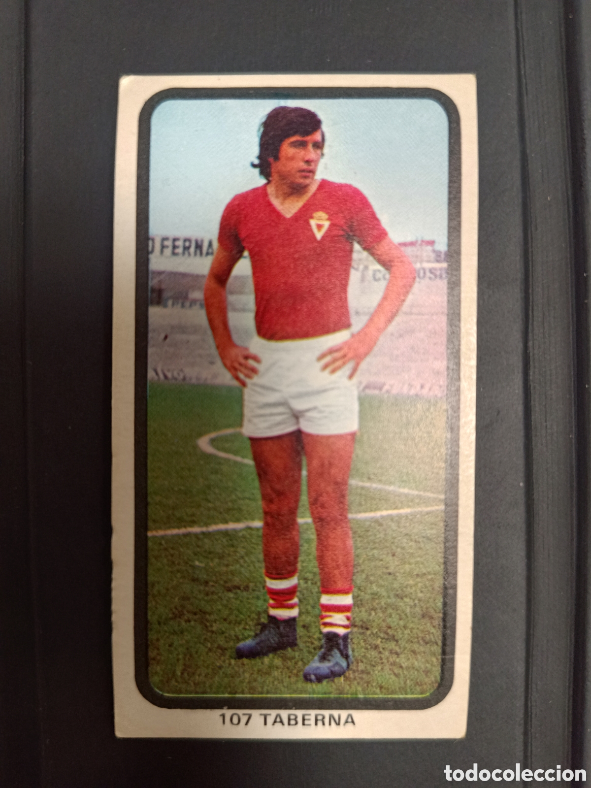 Cromos de F&uacute;tbol: 107/207 Taberna Ruiz Romero 74 75 Murcia &iexcl;&iexcl;&iexcl;ERROR!!! N&uacute;mero distinto por delante y detras DIF&Iacute;CIL
