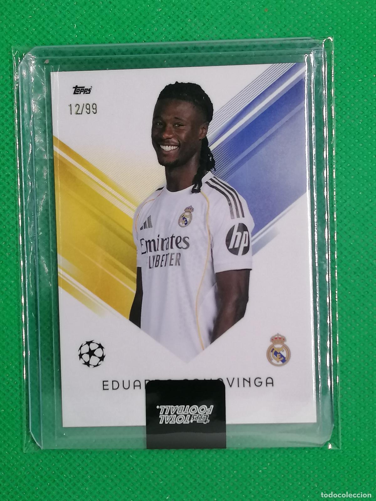 Cromos de f&uacute;tbol: 1440 EDUARDO CAMAVINGA REAL MADRID BASE CARD /99 ⚽ TTF TOPPS TOTAL FOOTBALL 24 25 2024 2025 ⚽