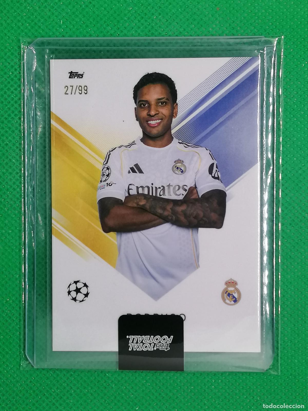 Cartes &agrave; collectionner de Football: 1441 RODRYGO REAL MADRID BASE CARD /99 ⚽ TTF TOPPS TOTAL FOOTBALL 24 25 2024 2025 ⚽