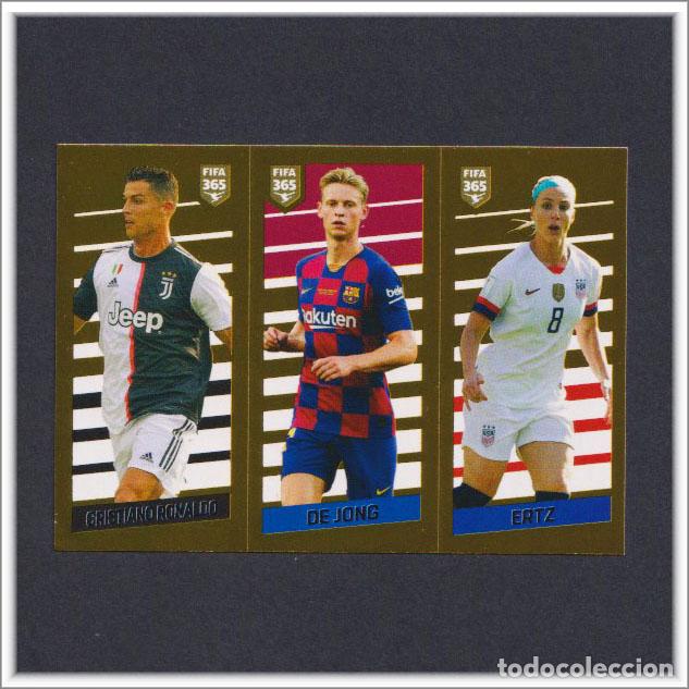 Cromos de F&uacute;tbol: FIFA 365 2019 2020 19 20 PANINI CRISTIANO RONALDO DE JONG N&ordm; 9 BARCELONA JUVENTUS STICKER ALBUM LIGA