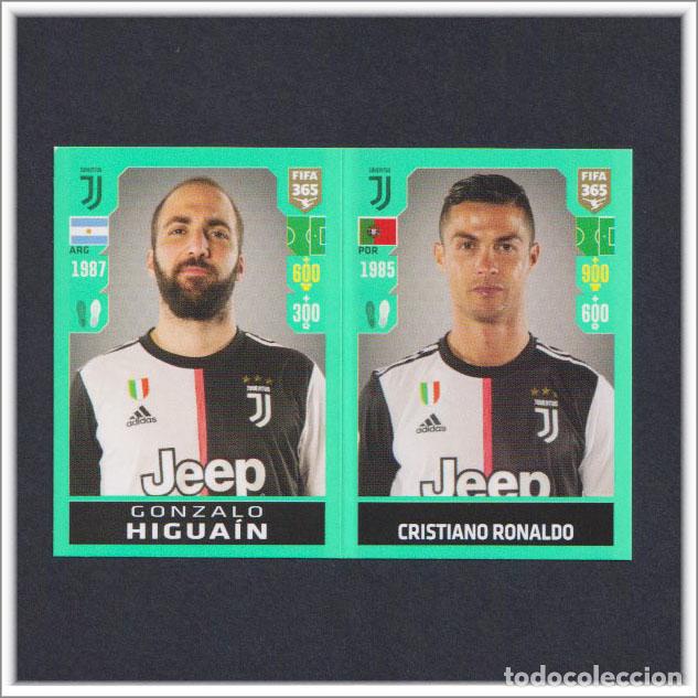 Cromos de F&uacute;tbol: FIFA 365 2019 2020 19 20 PANINI HIGUAIN CRISTIANO RONALDO N&ordm; 249 JUVENTUS STICKER LIGA CALCIO ALBUM