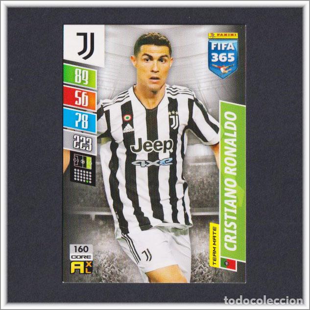 Cromos de F&uacute;tbol: ADRENALYN XL FIFA 365 2021 2022 21 22 PANINI CRISTIANO RONALDO N&ordm; 160 JUVENTUS CARD ALBUM LIGA