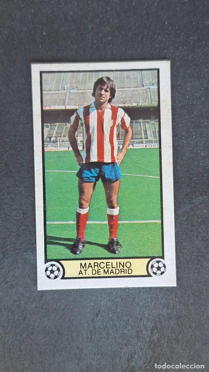 Football Stickers: L2 MARCELINO ATLETICO DE MADRID LIGA ESTE 1979 1980 79 80 RECUPERADO DEL ALBUM DESPEGADO