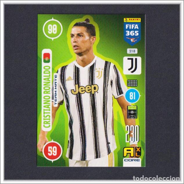 Cromos de F&uacute;tbol: ADRENALYN FIFA 365 2020 2021 20 21 PANINI CRISTIANO RONALDO 218 JUVENTUS CARD ALBUM SERIE A ITALIA