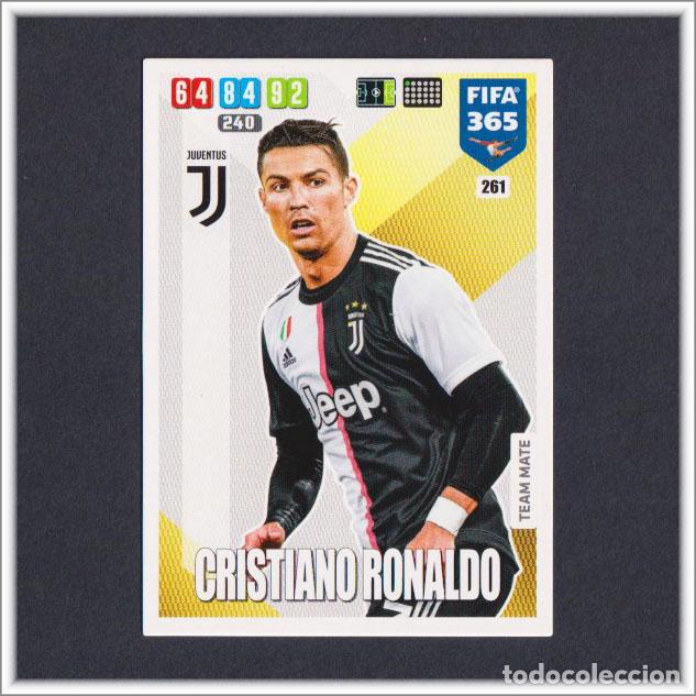 Cromos de F&uacute;tbol: ADRENALYN XL FIFA 365 2019 2020 19 20 PANINI CRISTIANO RONALDO N&ordm; 261 JUVENTUS CARD F&Uacute;TBOL ALBUM