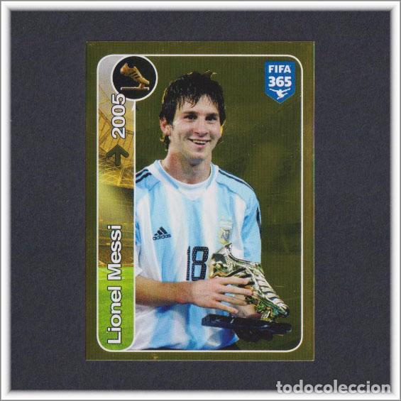 Fu&szlig;ball-Sticker: FIFA 365 2016 2017 16 17 PANINI LEO MESSI N&ordm; 464 ARGENTINA 2005 STICKER ALBUM BAR&Ccedil;A BARCELONA