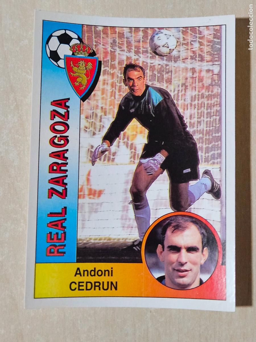 Cromos de F&uacute;tbol: CROMO N&ordm; 344 CEDRUN - REAL ZARAGOZA - LIGA PANINI 94 95 - SIN PEGAR