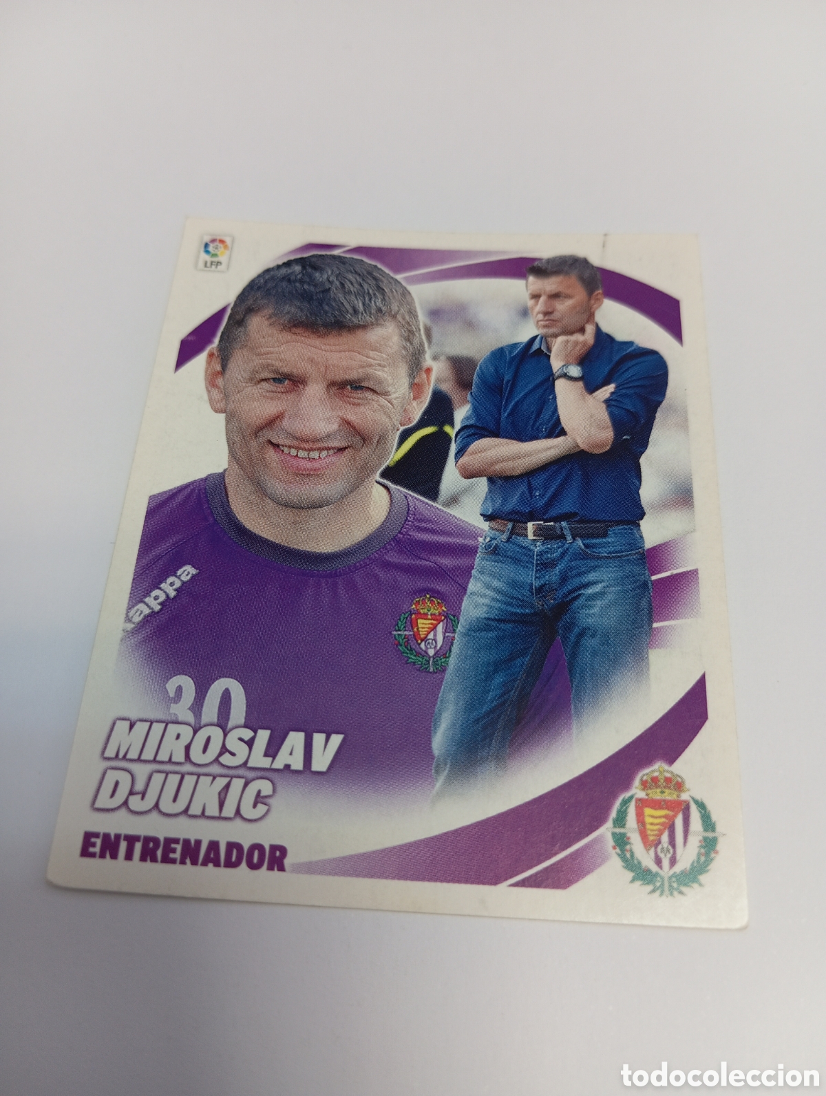 Cartes &agrave; collectionner de Football: Entrenador Valladolid LIGA ESTE 2012 2013 PANINI 12 13