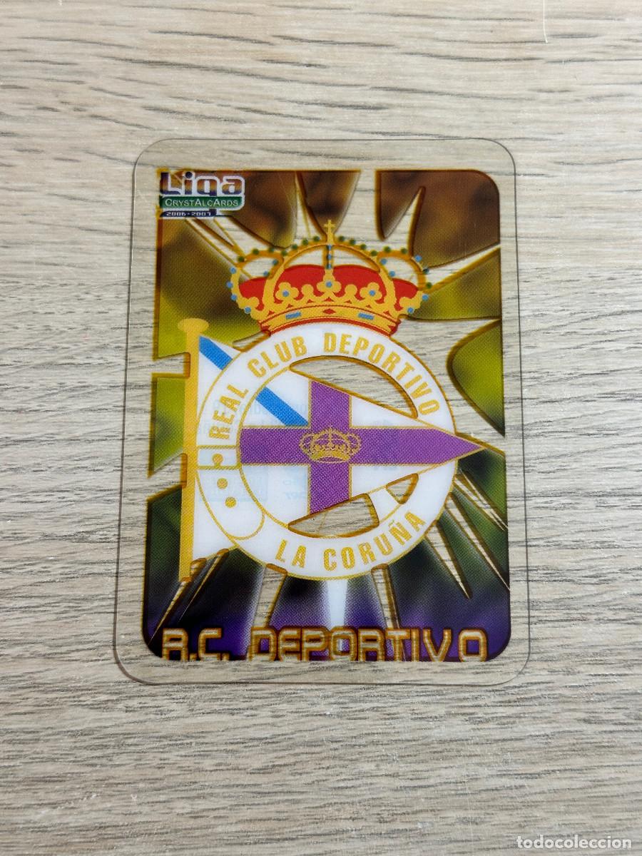 Cromos de f&uacute;tbol: ESCUDO n&ordm; 127 DEPORTIVO CRYSTALCARDS LIGA 2006 2007 MUNDICROMO 06 07