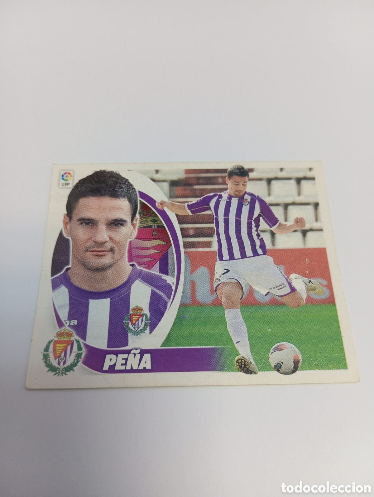 Fu&szlig;ball-Sticker: Pe&ntilde;a 6 Valladolid LIGA ESTE 2012 2013 PANINI 12 13