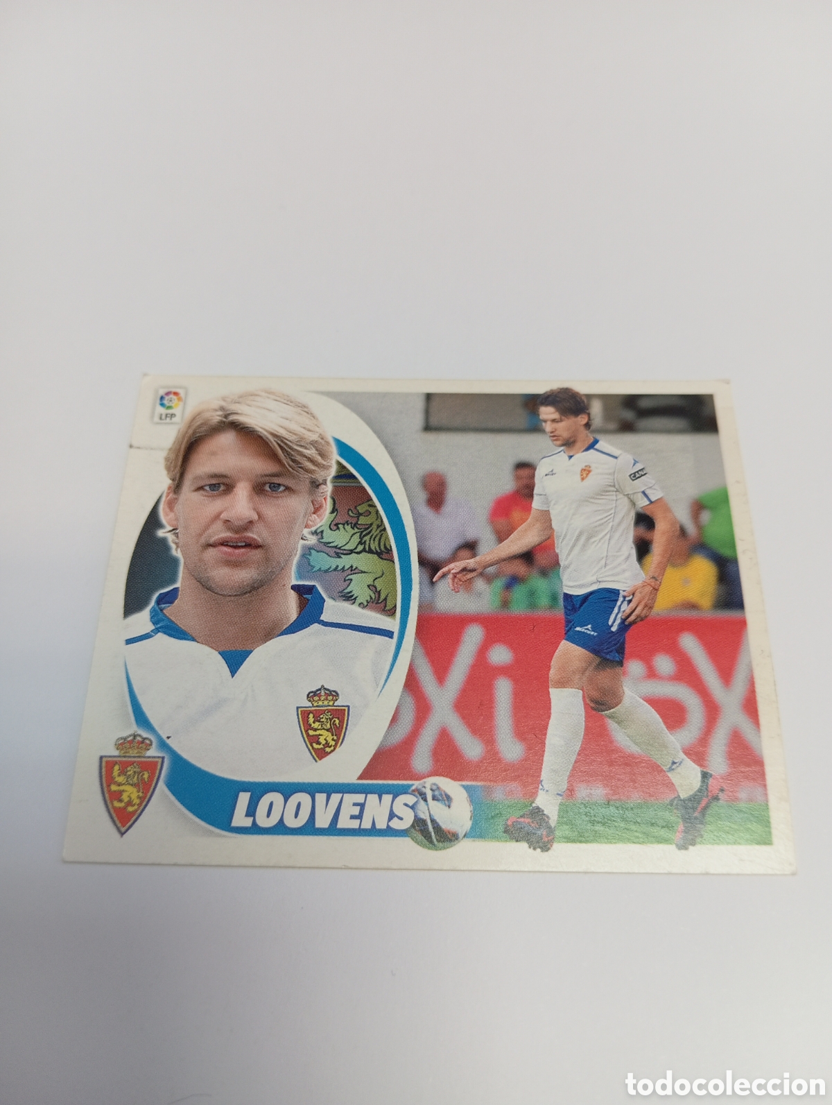 Fu&szlig;ball-Sticker: Loovens 4 BIS Zaragoza LIGA ESTE 2012 2013 PANINI 12 13
