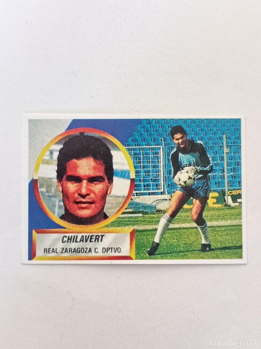 Cromos de F&uacute;tbol: CHILAVERT (ULTIMO FICHAJE 14 BIS) REAL ZARAGOZA LIGA 88/89 ESTE