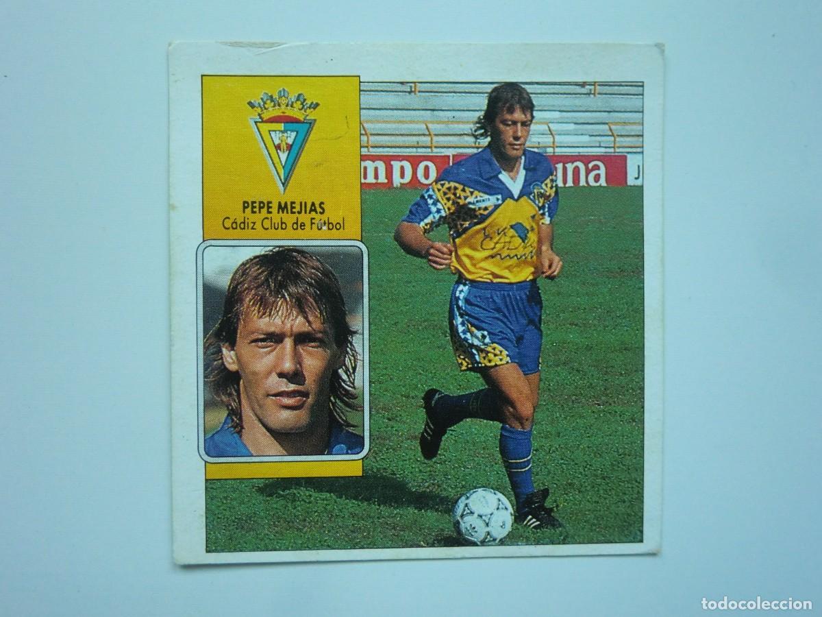 Cartes &agrave; collectionner de Football: Cromo de f&uacute;tbol LIGA ESTE 92-93 1992-1993: PEPE MEJ&Iacute;AS (C&aacute;diz), baja