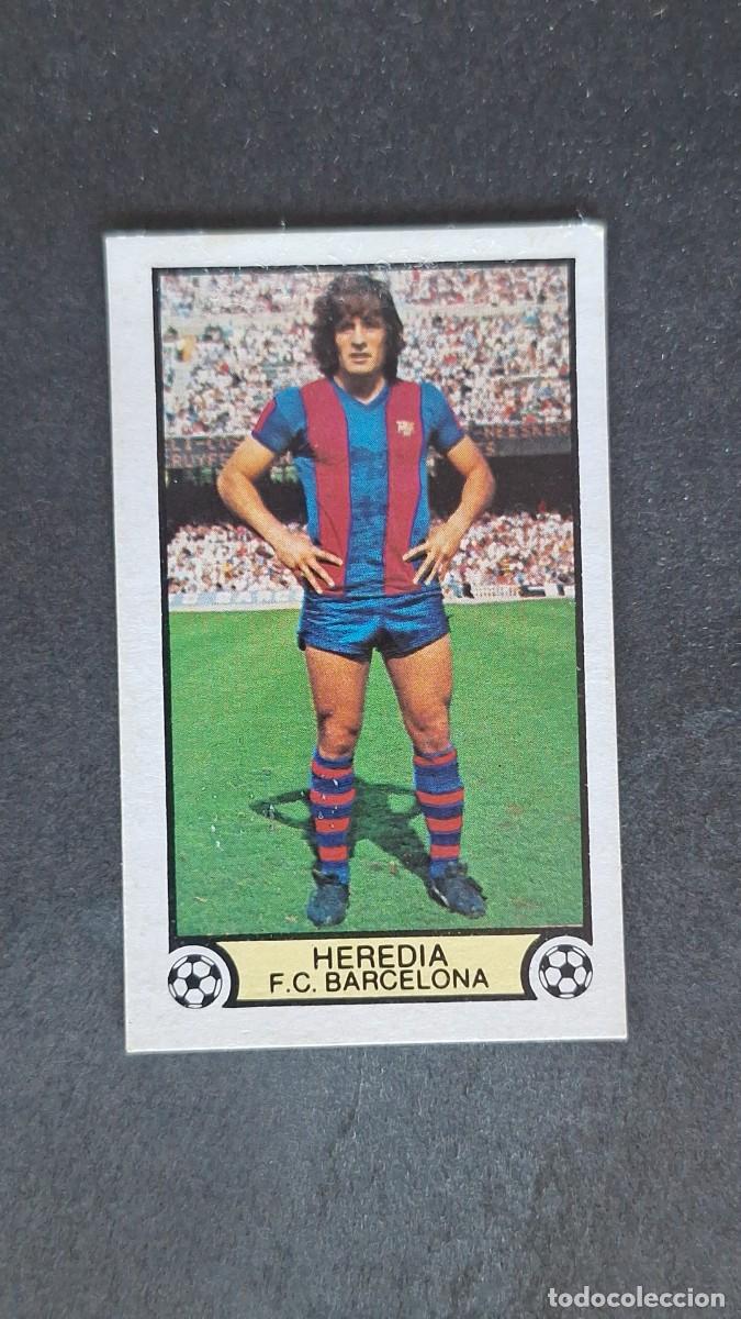 Fu&szlig;ball-Sticker: L2 HEREDIA F. C. BARCELONA LIGA ESTE 1979 1980 79 80 RECUPERADO DEL ALBUM DESPEGADO
