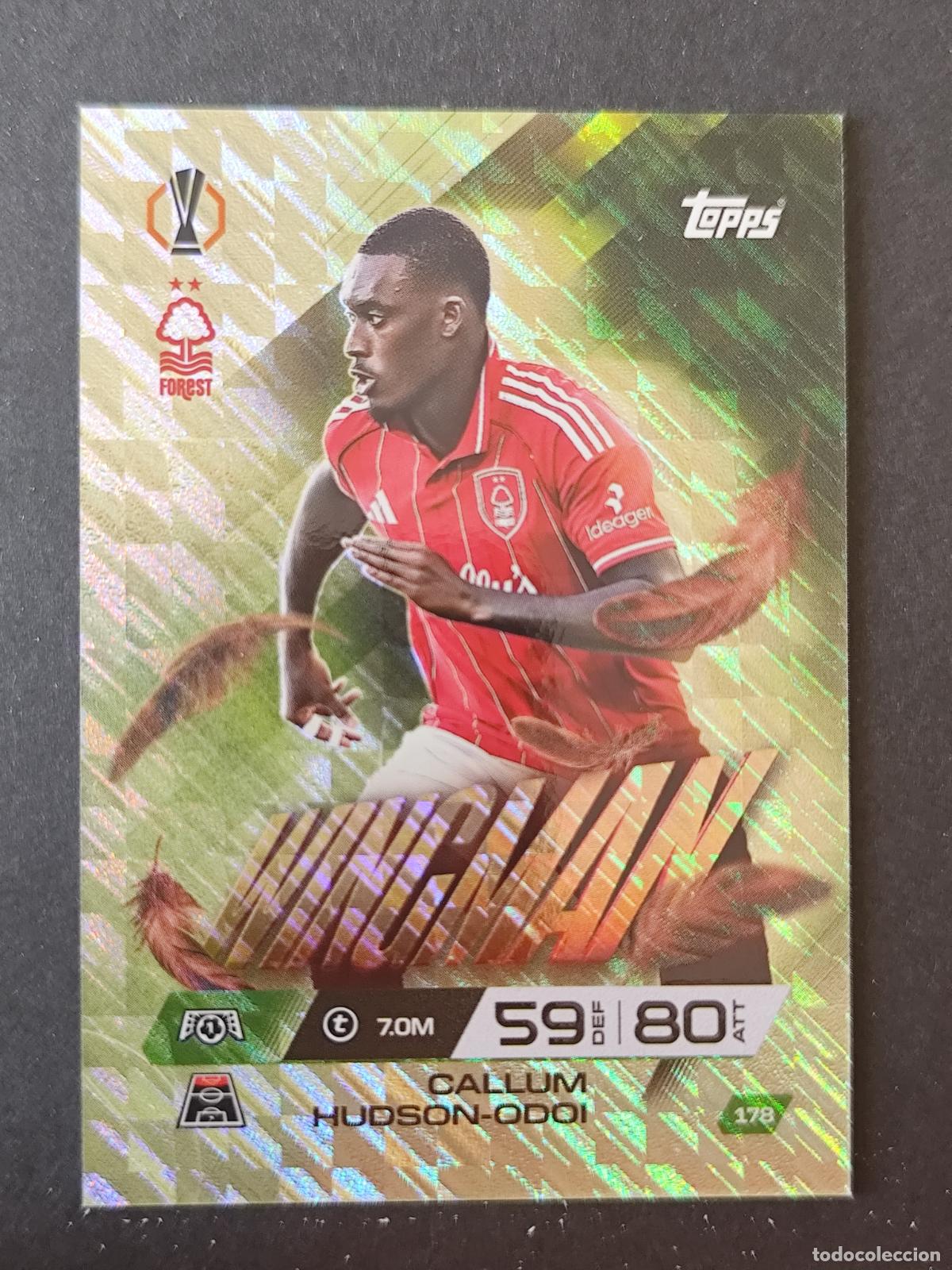 Cromos de F&uacute;tbol: 178 CALLUM HUDSON-ODOI NOTTINGHAM FOREST WINGMAN MATCH ATTAX EXTRA 2025 2026 25 26 TOPPS