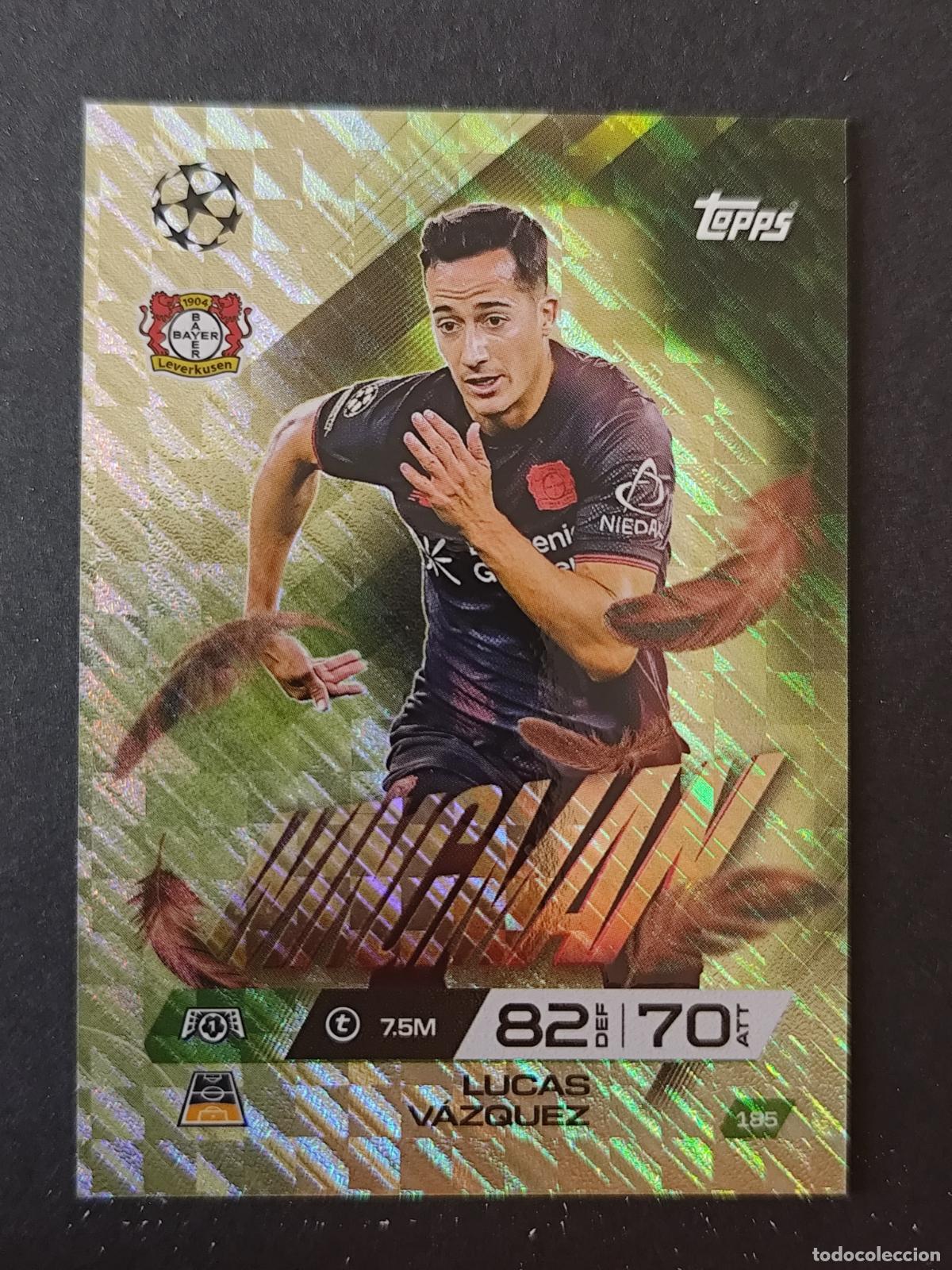 Cromos de Futebol: 185 LUCAS V&Aacute;ZQUEZ BAYER 04 LEVERKUSEN WINGMAN MATCH ATTAX EXTRA 2025 2026 25 26 TOPPS