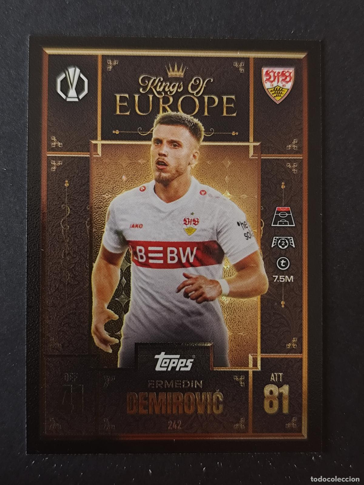 Fu&szlig;ball-Sticker: 242 ERMEDIN DEMIROVIĆ VFB STUTTGART KINGS OF EUROPE MATCH ATTAX EXTRA 2025 2026 25 26 TOPPS