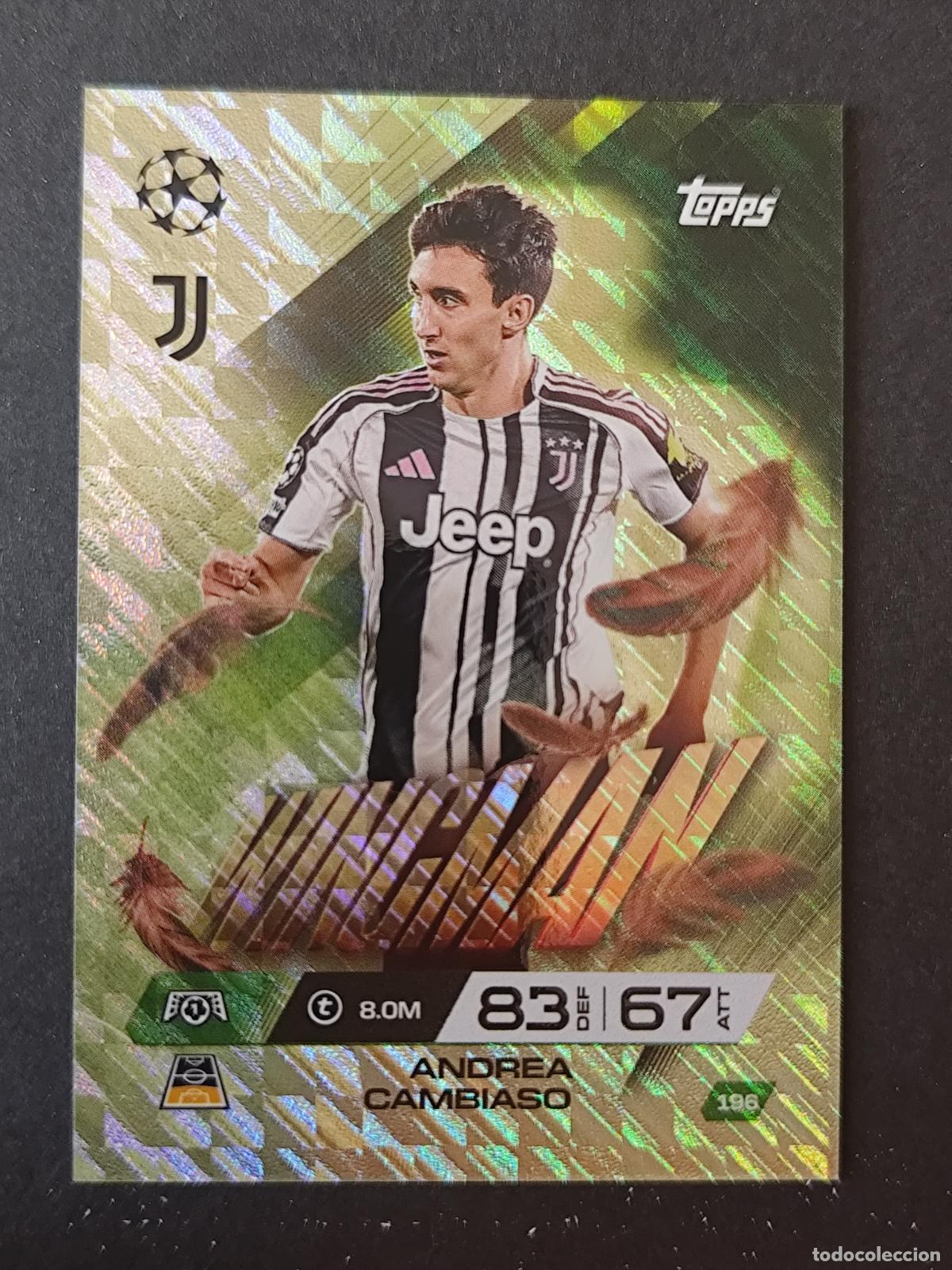Cartes &agrave; collectionner de Football: 196 ANDREA CAMBIASO JUVENTUS WINGMAN MATCH ATTAX EXTRA 2025 2026 25 26 TOPPS
