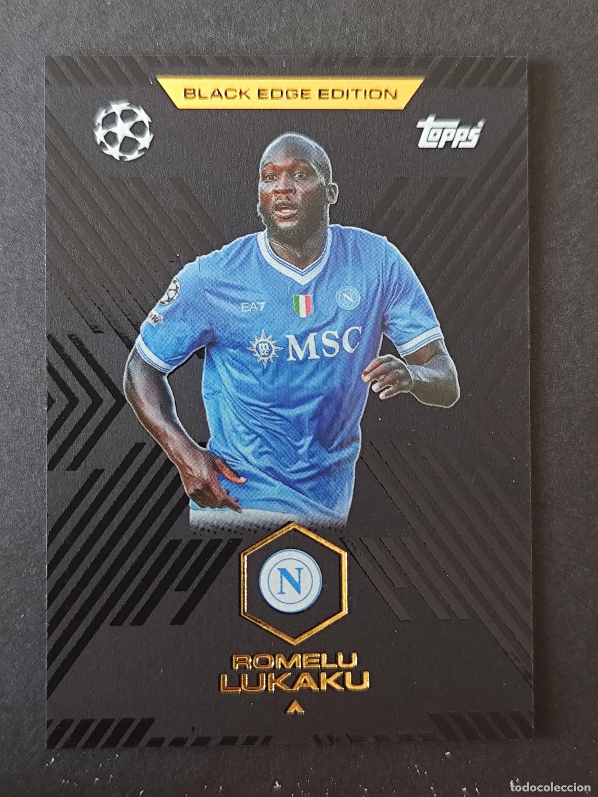 Cartes &agrave; collectionner de Football: BE8 ROMELU LUKAKU SSC NAPOLI BLACK EDGE EDITION MATCH ATTAX EXTRA 2025 2026 25 26 TOPPS