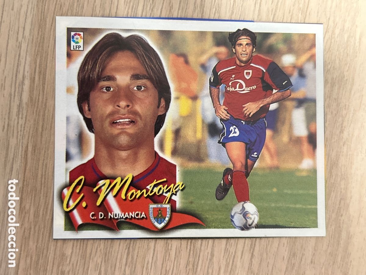 Cromos de F&uacute;tbol: CURRO MONTOYA NUMANCIA FICHAJE 24 LIGA ESTE 2000 2001 00 01 RECORTADO