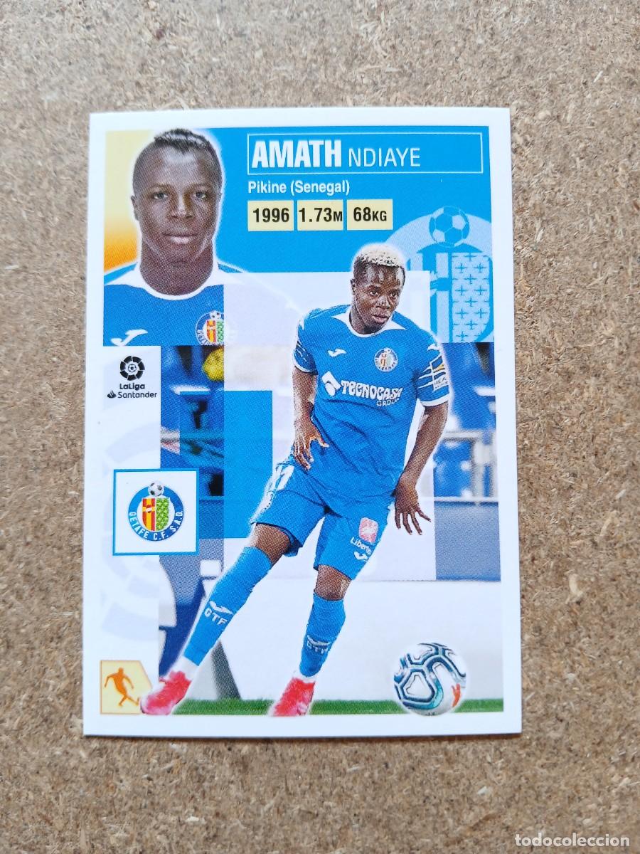 Figurine di Calcio: AMATH NDIAYE - GETAFE CF N&ordm; 14 B LIGA ESTE 2020 2021 - 20 21