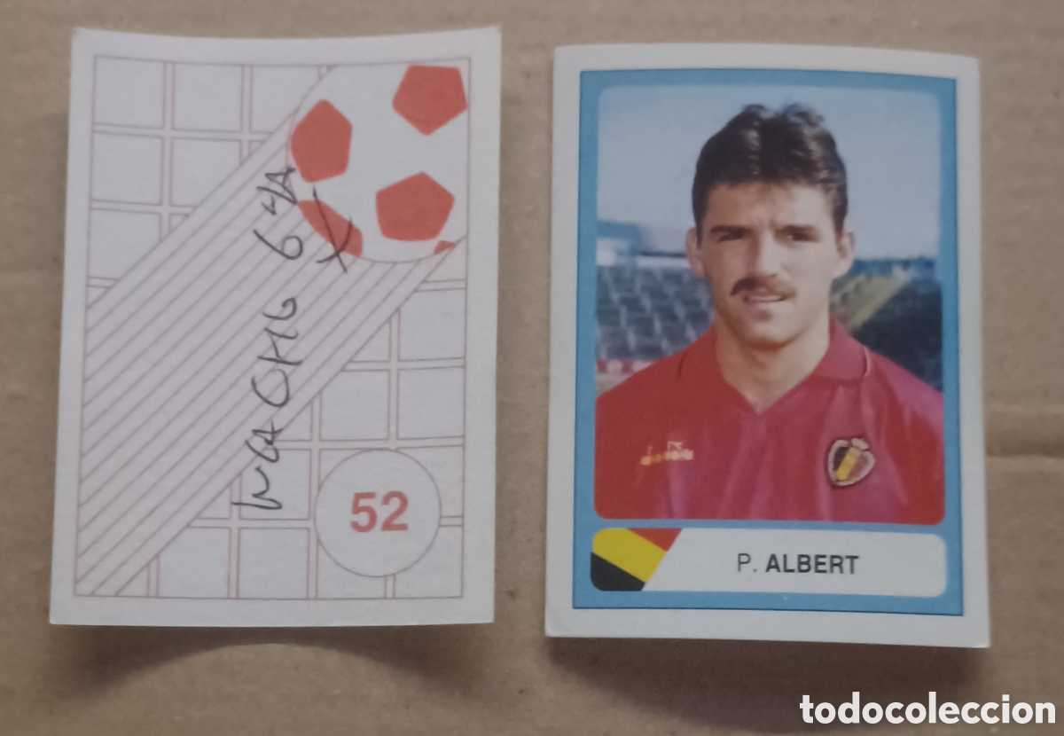 Cromos de F&uacute;tbol: CROMO SIN PEGAR EDICIONES ESTE MUNDIAL EEUU 1994 BELGICA ALBERT N52