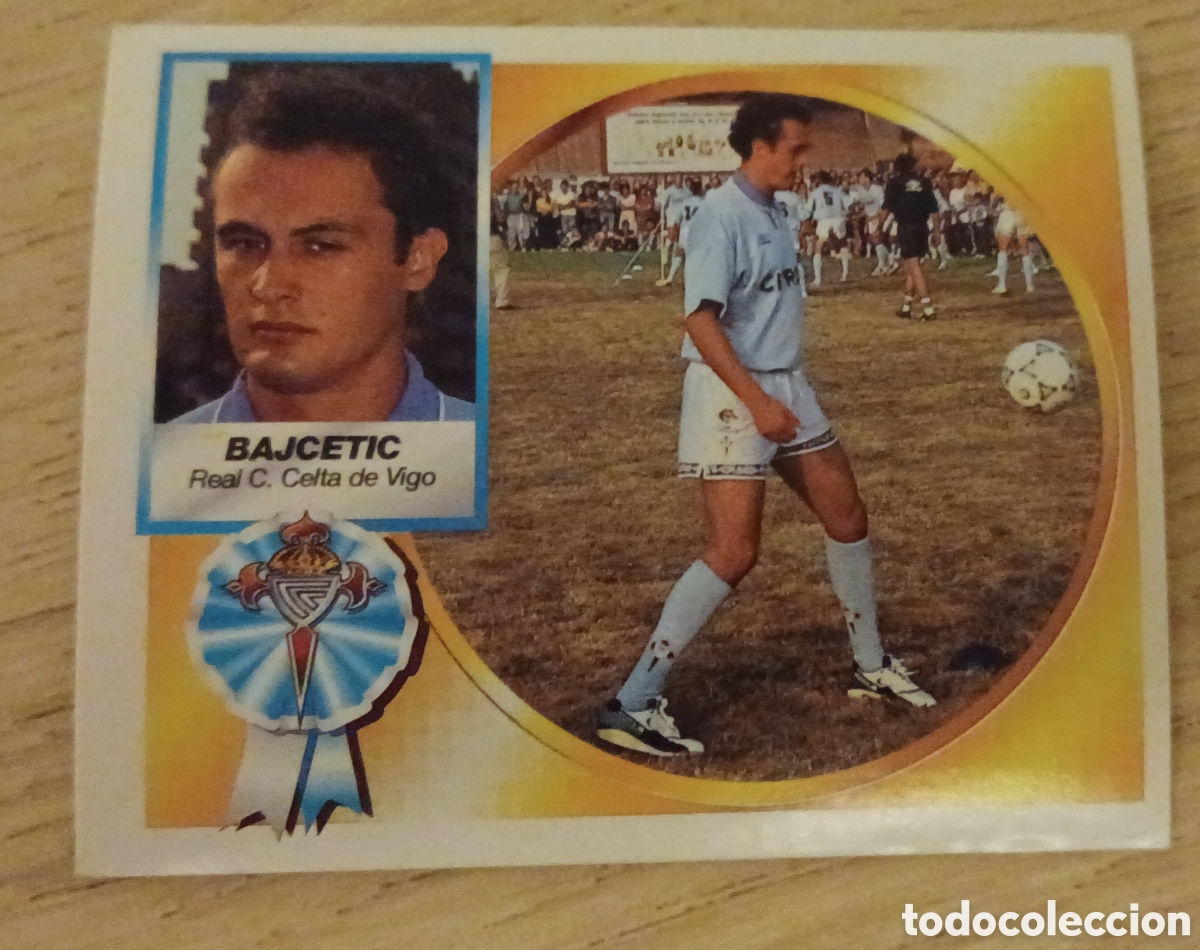 Cartes &agrave; collectionner de Football: CROMO BAJCETIC CELTA DE VIGO COLOCA MANEL EDICIONES ESTE LIGA 94 95 ESPA&Ntilde;A FUTBOL
