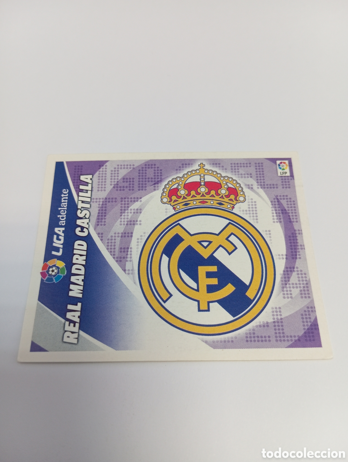 Cartes &agrave; collectionner de Football: Escudo Real Madrid Castilla LIGA Adelante ESTE 2012 2013 PANINI 12 13