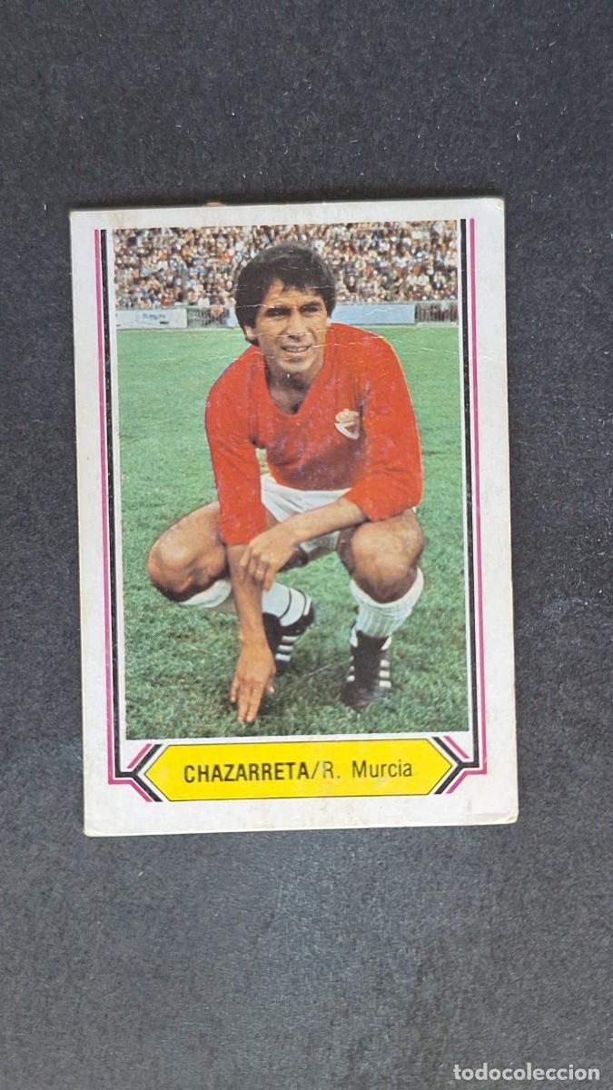 Fu&szlig;ball-Sticker: L3 CHAZARRETA REAL MURCIA LIGA ESTE 1980 1981 80 81 RECUPERADO DEL ALBUM DESPEGADO